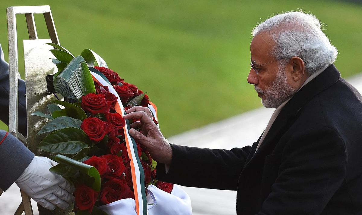 Narendra Modi arrived in Moscow on a two-day visit, during which he will attend the 16th India-Russia annual summit.