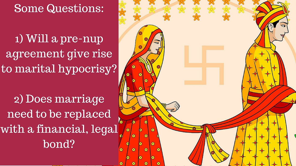 In a society ridden with vices like dowry, prenuptial agreement may not be helpful, writes Nishtha Gautam.