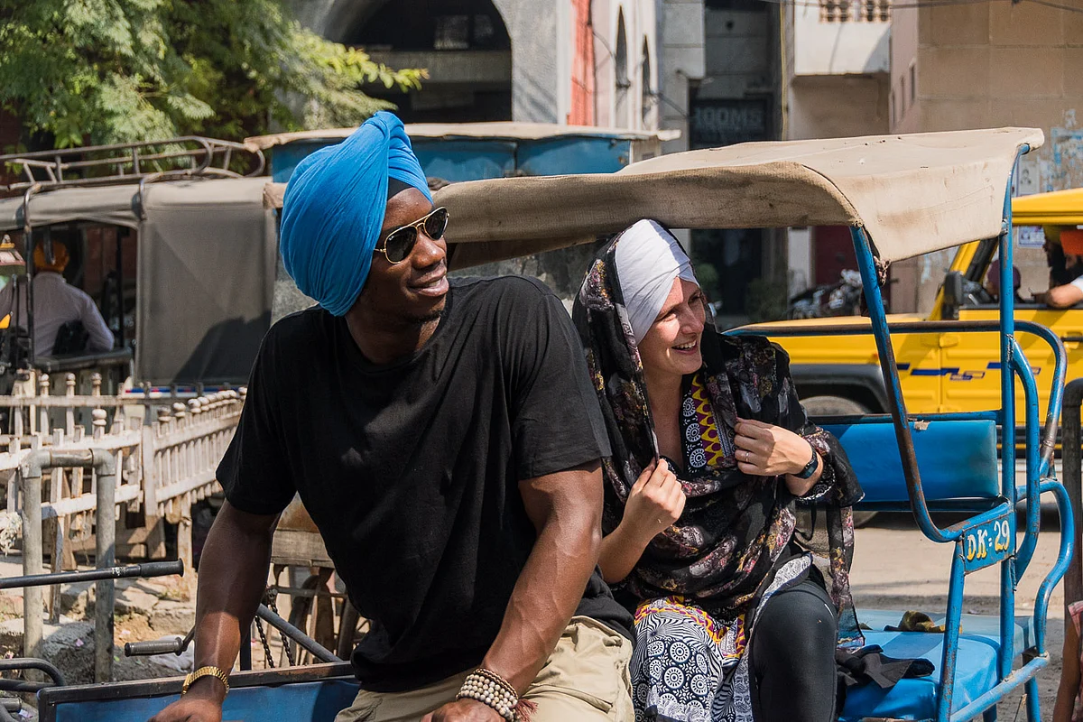 The duo soon realised that India, like any other country, was more than just ‘incredible’. (Photo Courtesy: David and Katherine)