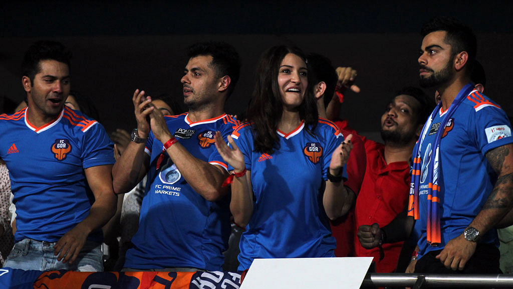 Take a look at the numerous reactions by Virat Kohli during the ISL final between Chennai and Goa on Sunday.
