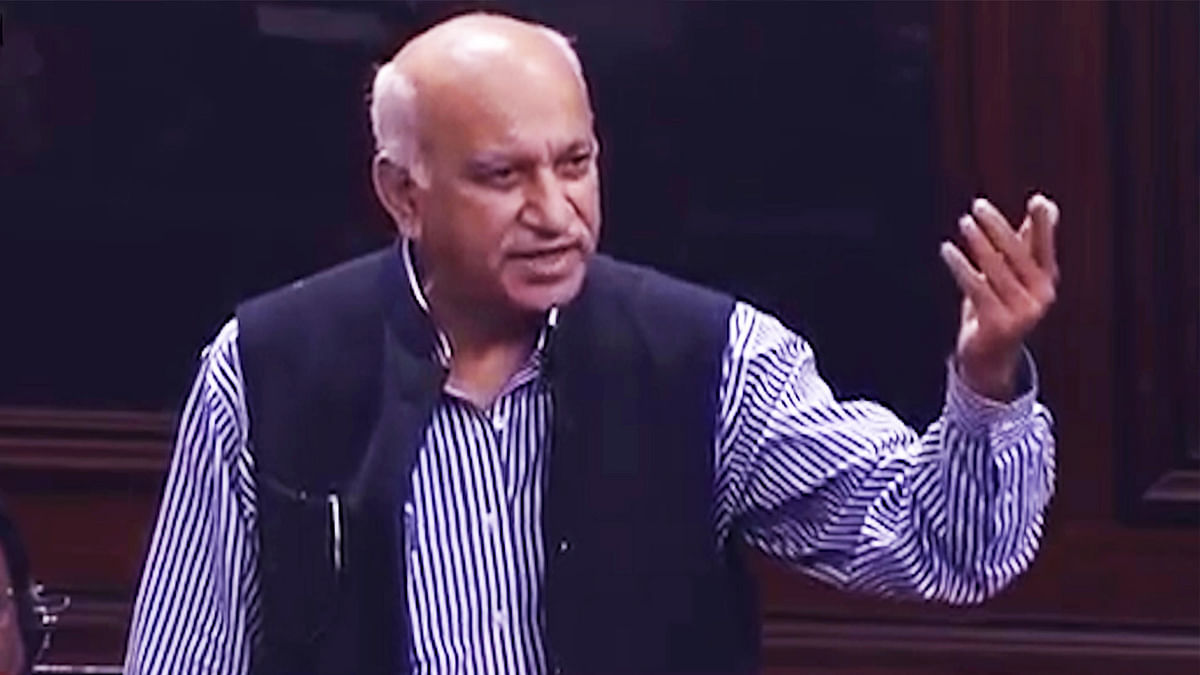 MJ Akbar addressed the Rajya Sabha, discussing the Constitution, gender, religious equality, and poverty.