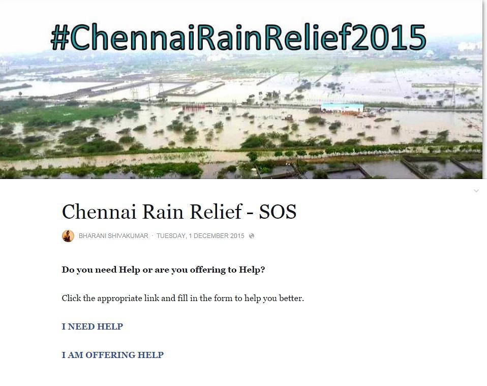 Here’s everything you need to know about coordinating Chennai flood relief through social media.