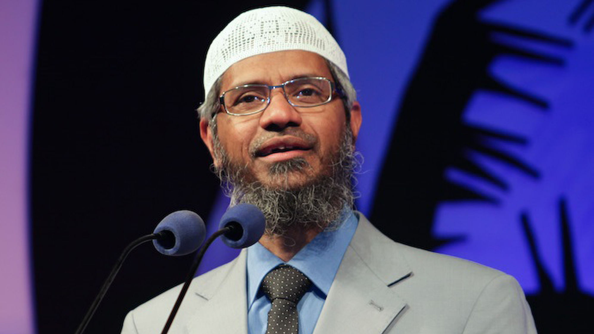File image of Islamic preacher Zakir Naik.&nbsp;