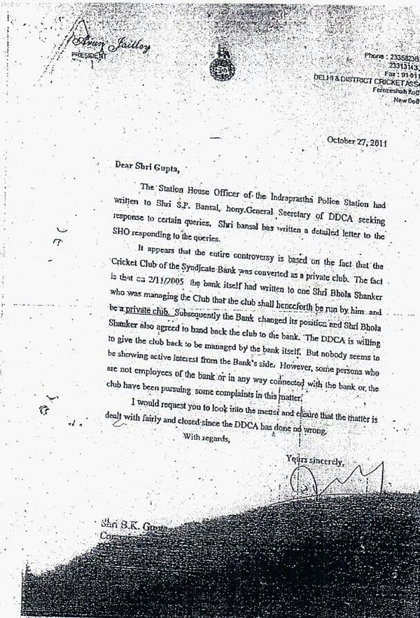 AAP ‘reveals’ letter that allegedly shows Arun Jaitley misused position to scuttle DDCA investigations in 2011.
