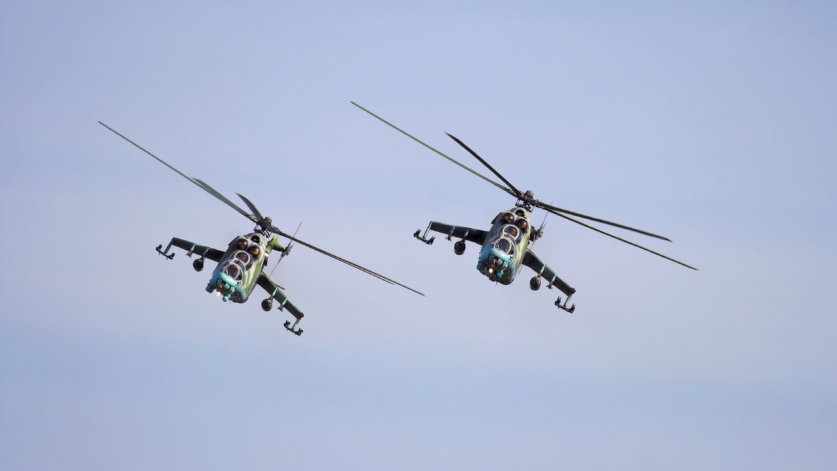 Mi-24 choppers, of which the Mi-25s are a variant, pictured. (Photo: iStockphoto)  