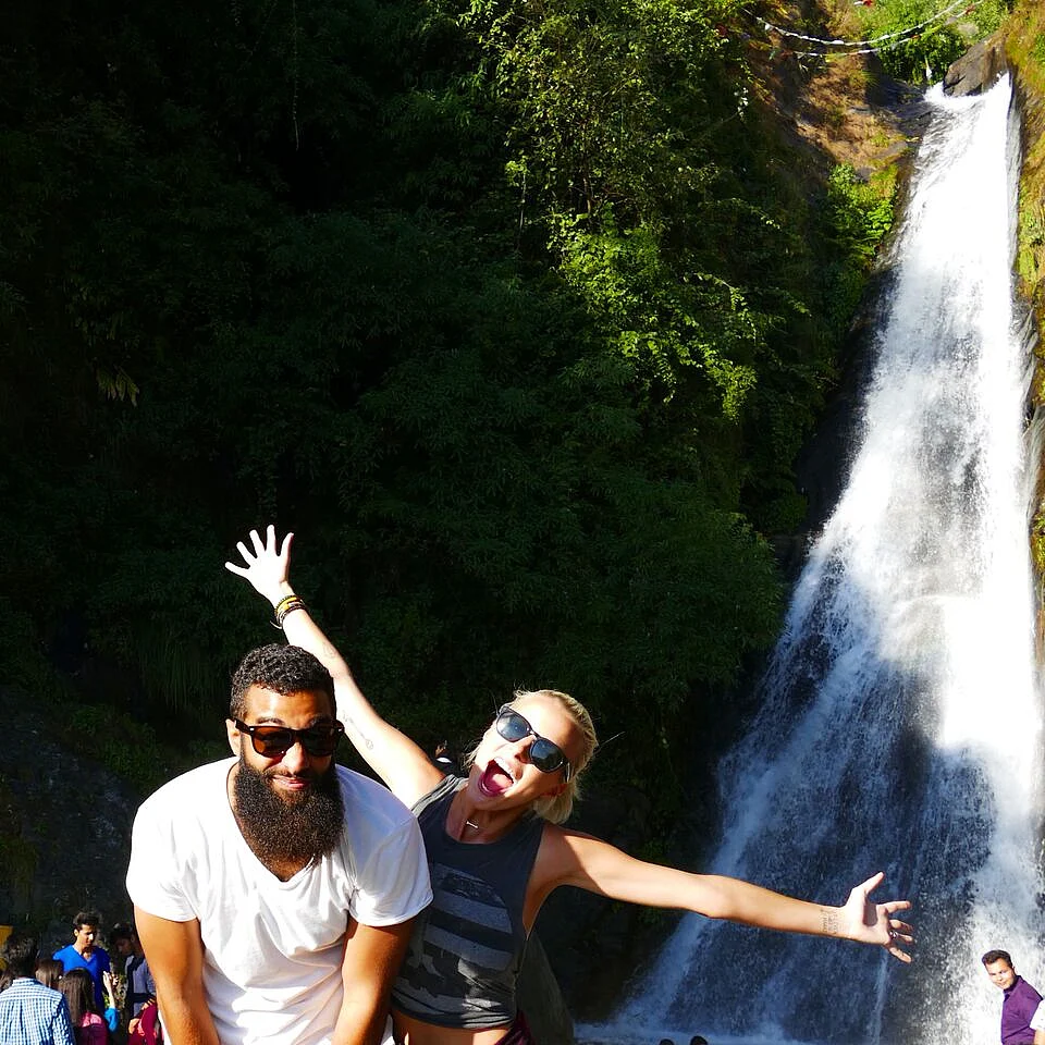 The India visit hasn’t been all a bed of roses. (Photo Courtesy: Adrienne and Andrew McDermott)
