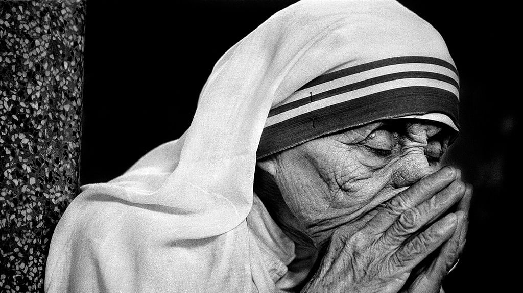 Raghu Rai’s evocative photograph of Mother Teresa.