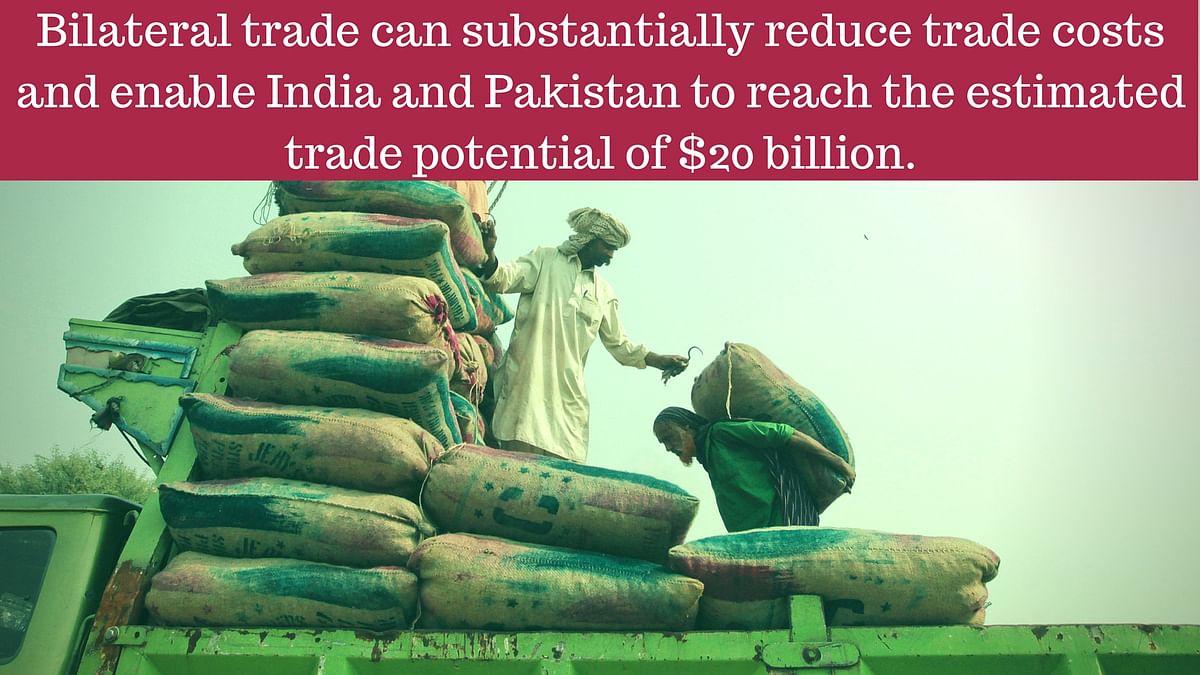 Resuming trade talks can help India-Pakistan attain a trade potential  of $20 bn, writes Afaq Hussain and Riya Sinha.