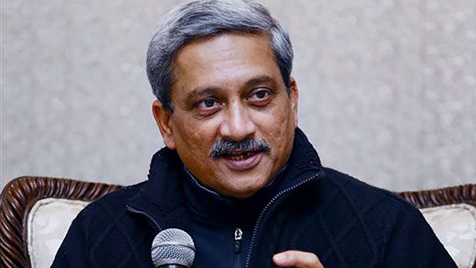 Goa Chief Minister Manohar Parrikar in a file photo.&nbsp;