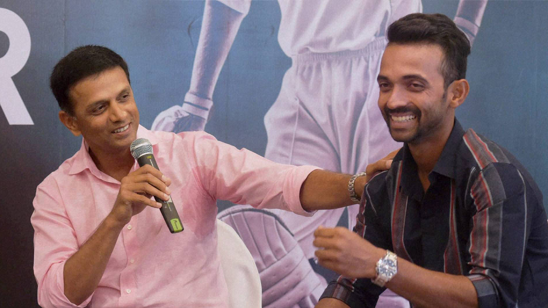 There is a lot more in common between Rahul Dravid and Ajinkya Rahane than just their demeanors on the field. (Photo: PTI)