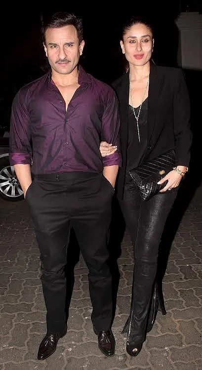 The moustache is surely the look of the season as Saif is also seen sporting one (Photo: Yogen Shah)