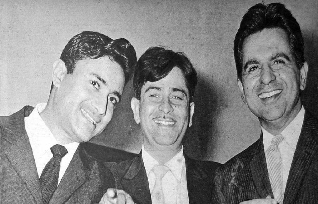 Dev Anand, Raj Kapoor and Dilip Kumar