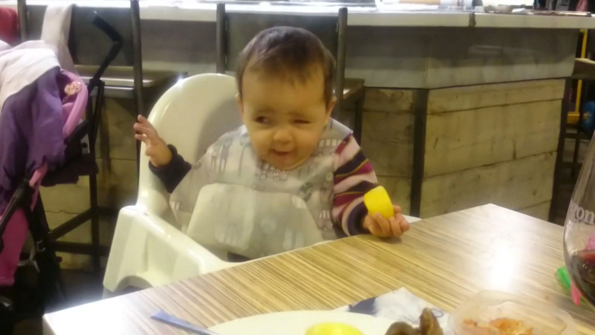 Watch this baby’s hilarious reaction after trying a lemon for the first time. (Photo: AP screengrab)