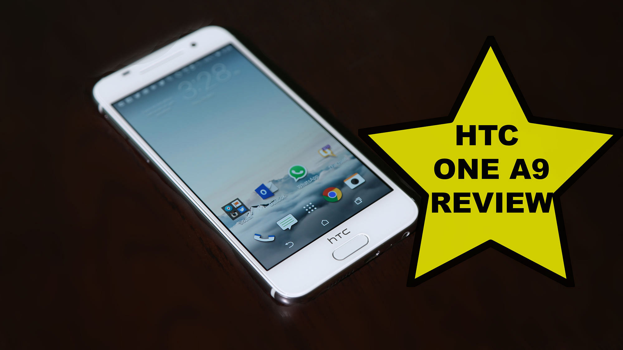 HTC One A9 is the company’s latest flagship smartphone and is priced at Rs 29,990. (Photo: <b>The Quint</b>)