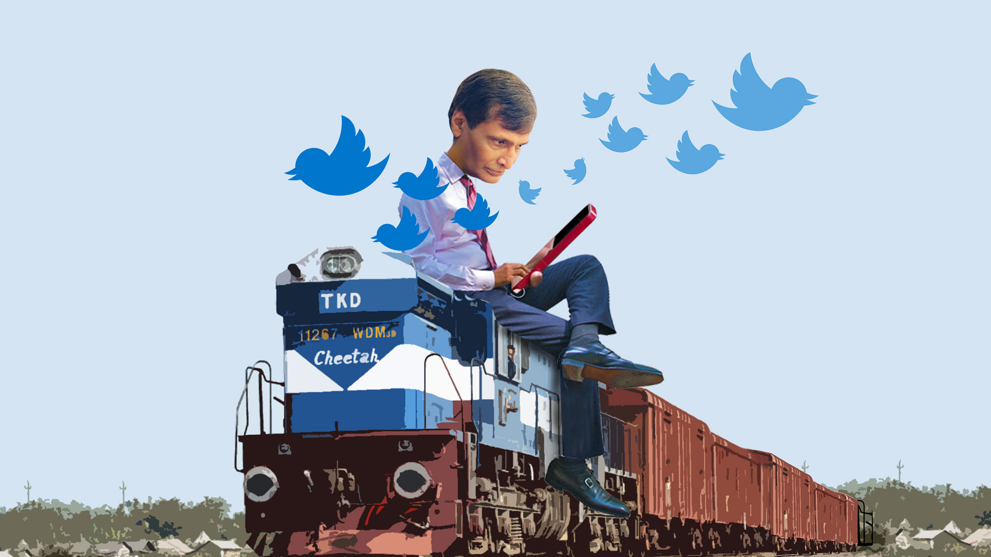 Railway Minister Suresh Prabhu is becoming one of the most favourite Indian politicians on Twitter. (Photo: Rahul Gupta/ The Quint)