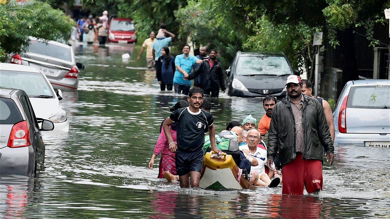 Has your car been caught in Chennai’s downpour? (Photo: PTI)