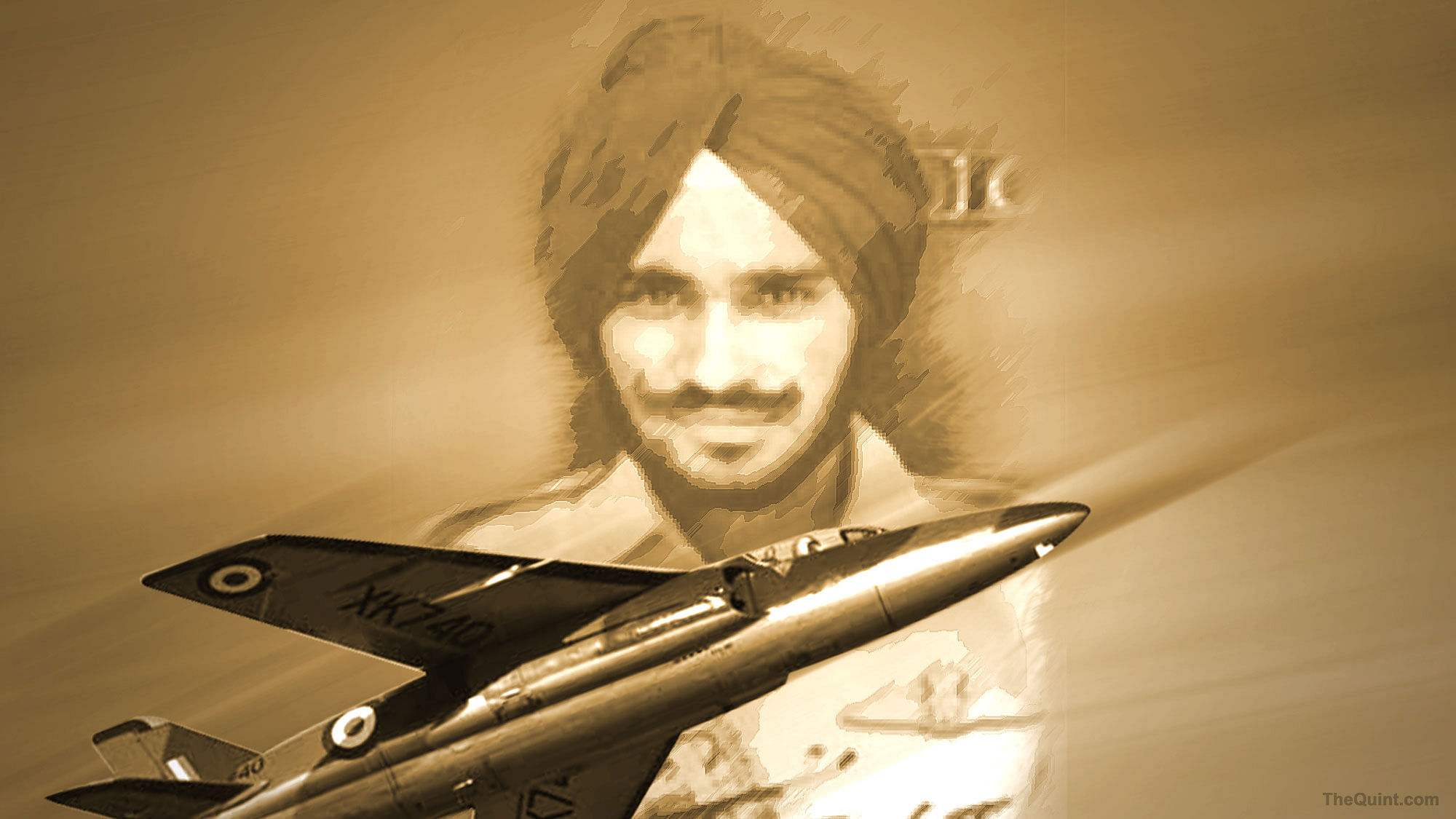 Flying Officer Nirmal Jit Singh Sekhon. 