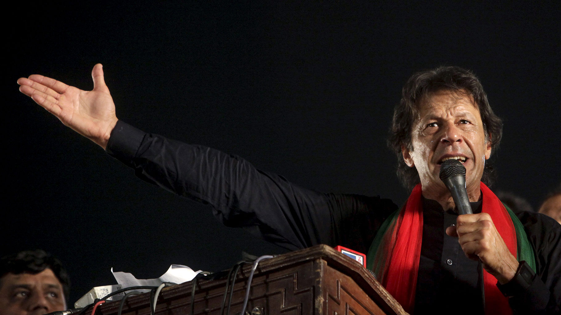 Pakistan Tehreek-e-Insaf (PTI) party chairman Imran Khan.