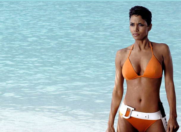 Halle Berry says her boobs defy gravity because she wears a bra in the night!