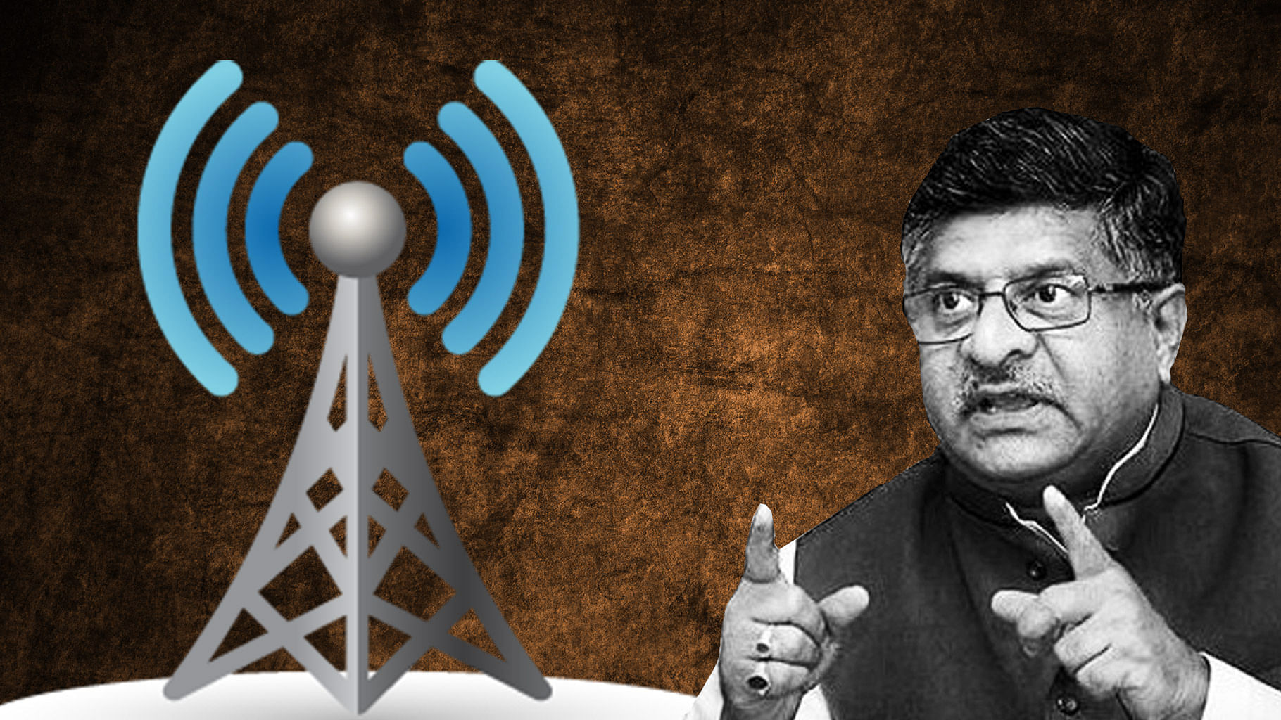 Communications and IT Minister Ravi Shankar Prasad has done little to resolve the call drop problem. (Photo: <b>The Quint</b>)