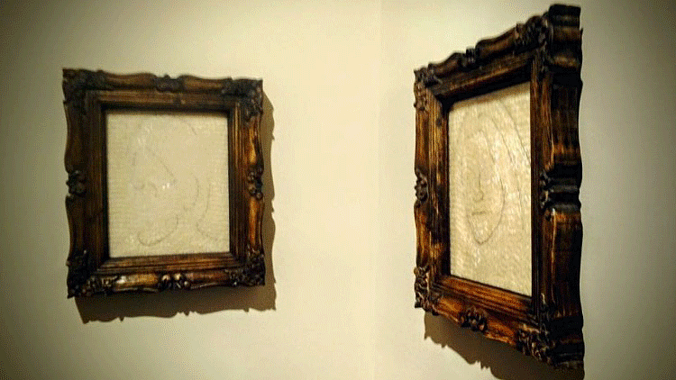 Hema Upadhyay’s latest work currently displayed at the Sensorium Festival, Goa (Photo Courtesy: Roshini Vadehra)