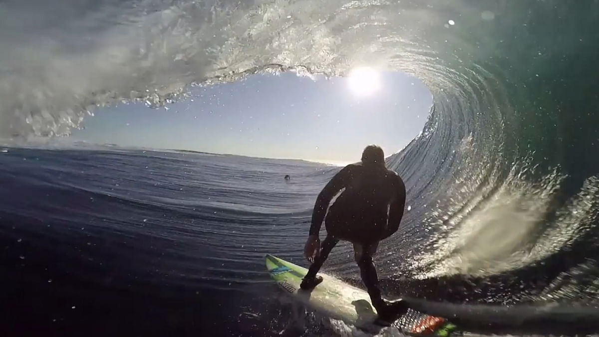 You Can’t Miss Watching These Pro-Surfers Ride the Waves