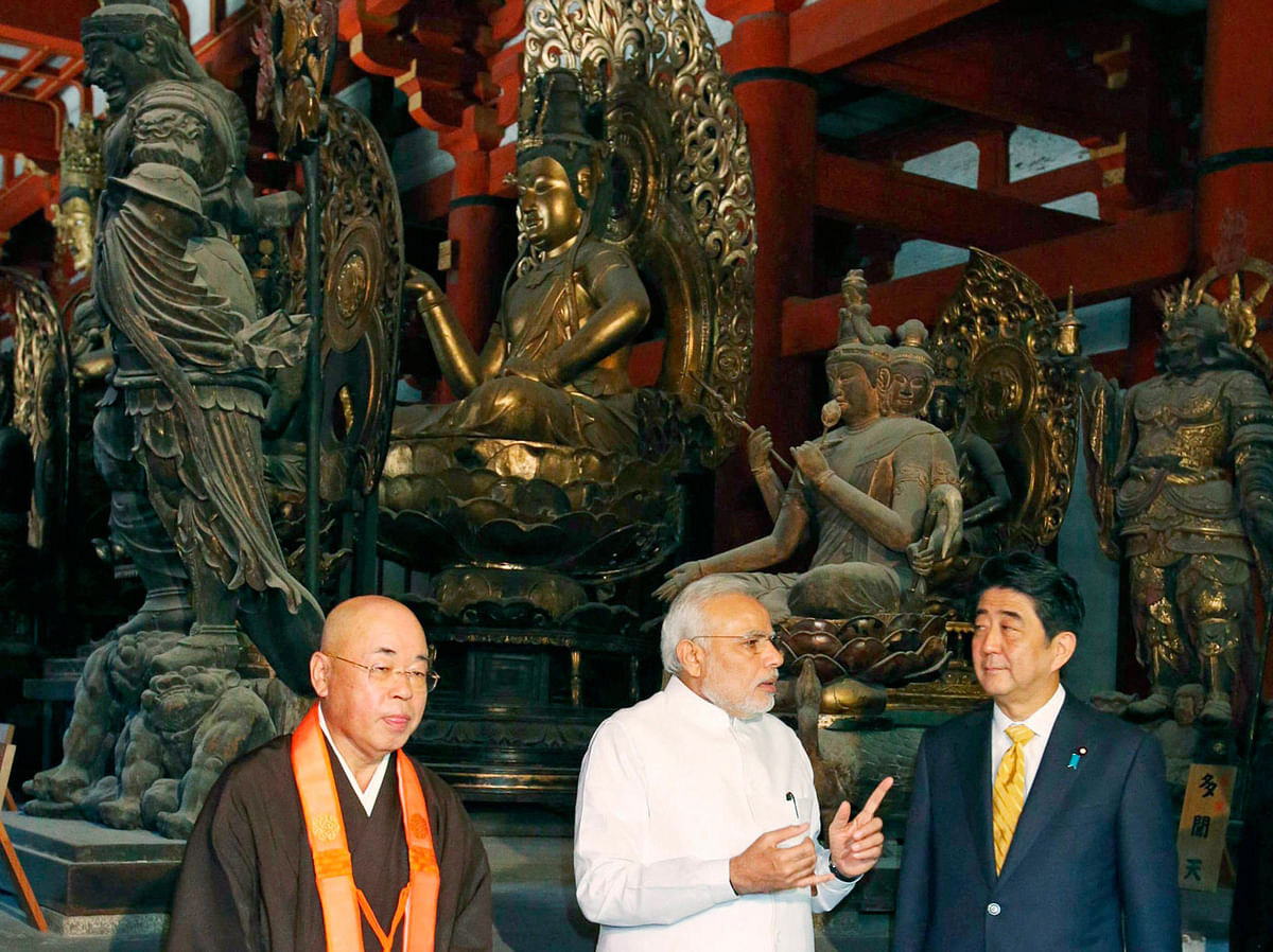Modi’s speed of implementing policies is like a bullet train: Japanese PM Shinzo Abe. Follow the live updates here.