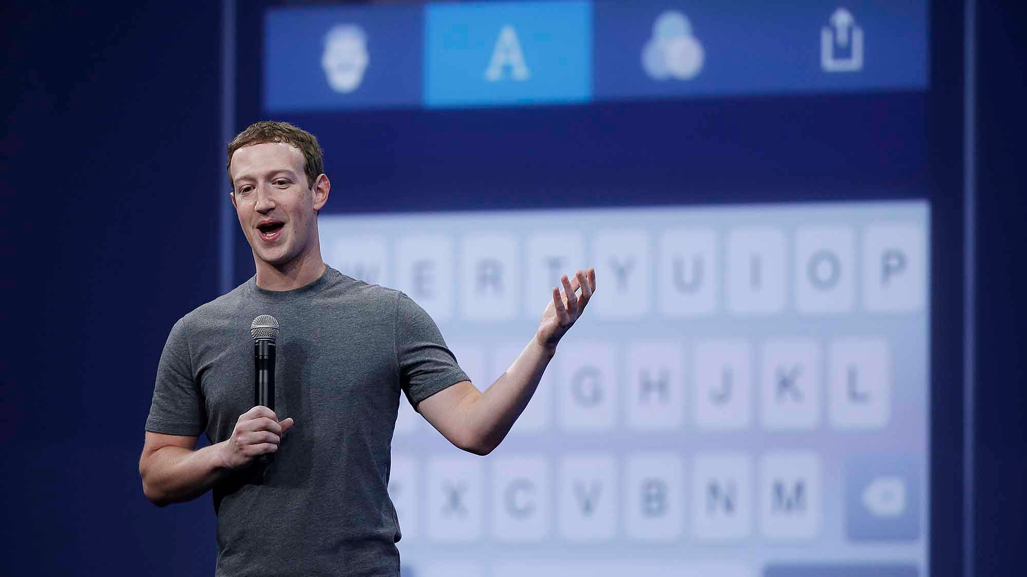 File photo of Mark Zuckerberg, CEO of Facebook