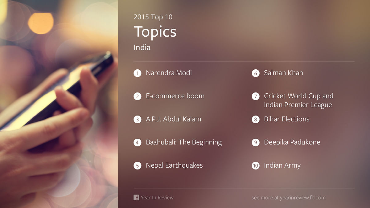 Here’s what the world and India talked about on Facebook this year.