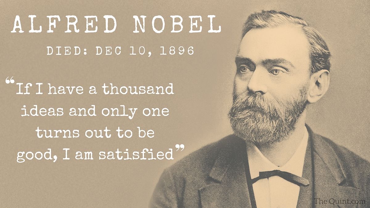The inventor of Dynamite and other explosives, Alfred Nobel was a Swedish scientist.