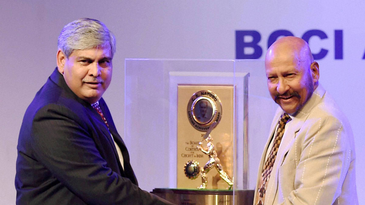 Former Indian cricketer Syed Kirmani was awarded the prestigious Col. CK Nayudu Lifetime Achievement Award.