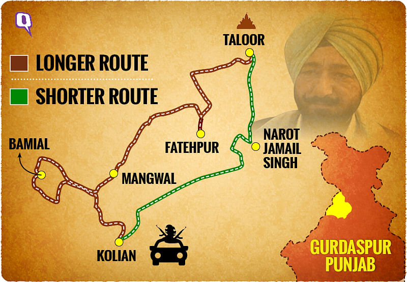 Pathankot Attack: The Quint retraces SP Salwinder Singh’s route and finds some startling loose ends in his alibi.
