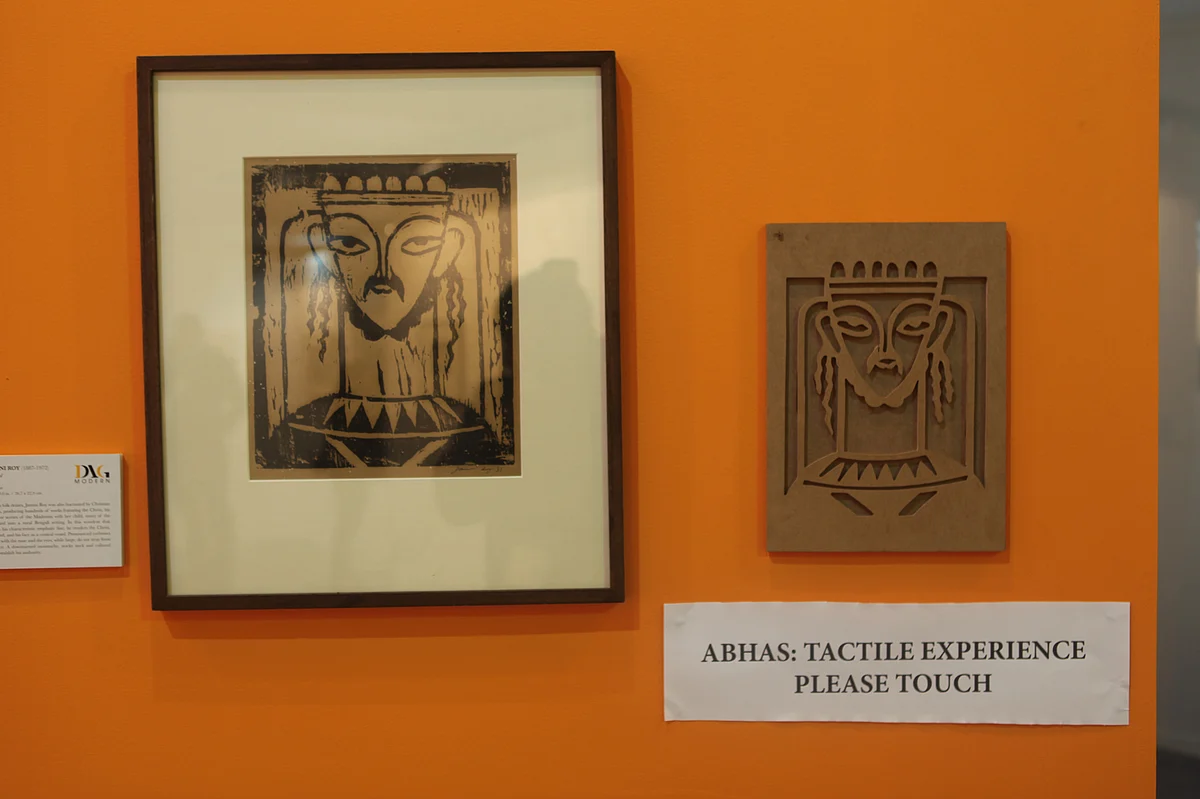 <i>Abhas</i>, created by DAG Modern, for the visually impaired to experience art. (Photo Courtesy: DAG Modern)