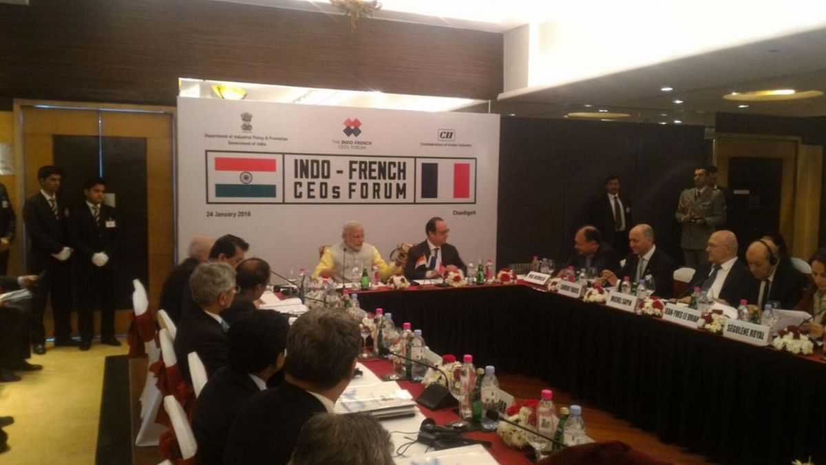 French President Francois Hollande is in India to attend the celebration of 67th Republic Day of India.