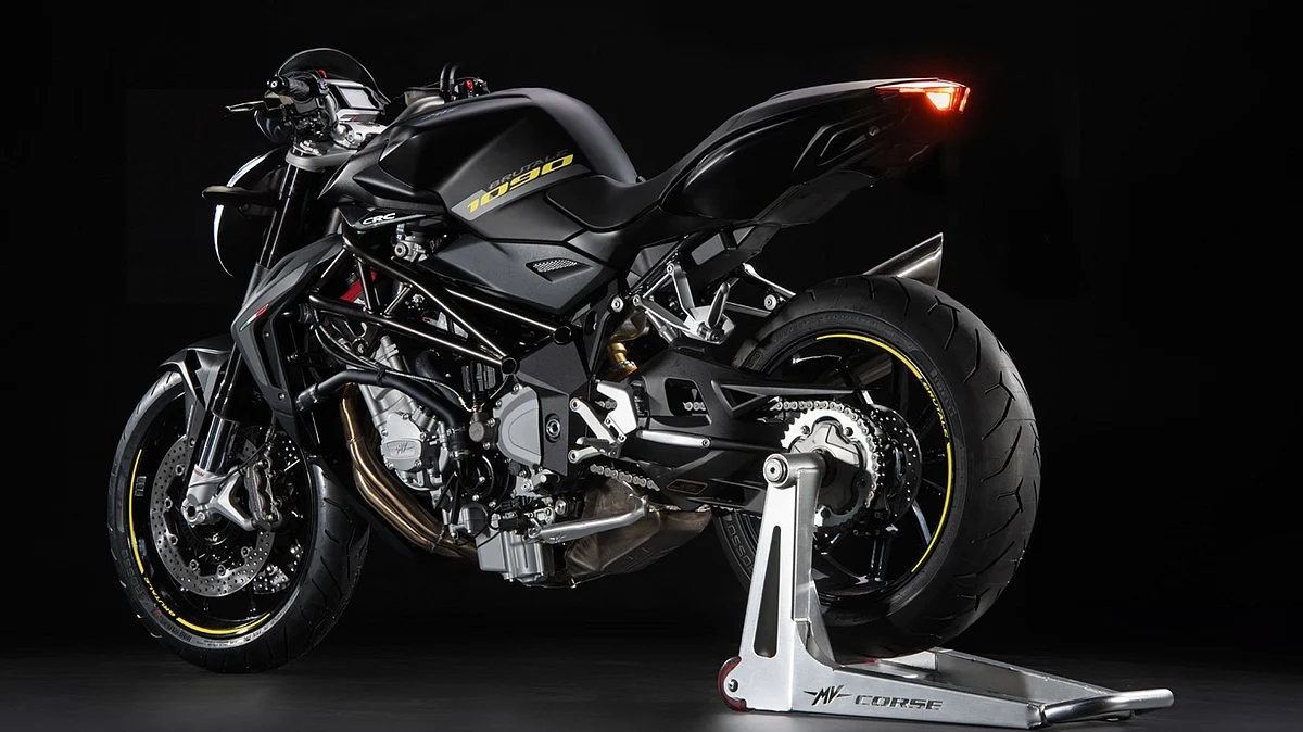 The MV Agusta Brutale 1090 from the back. (Photo Courtesy: <a href="http://www.mvagusta.com/en-gb/motorcycles/brutale-1090/">MV Agusta</a>)