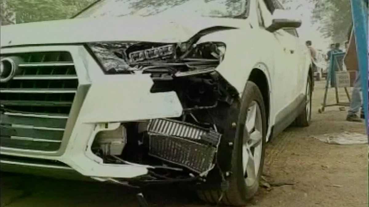Sambia was driving his brother Ambia’s Audi Q7. (Photo: ANI)