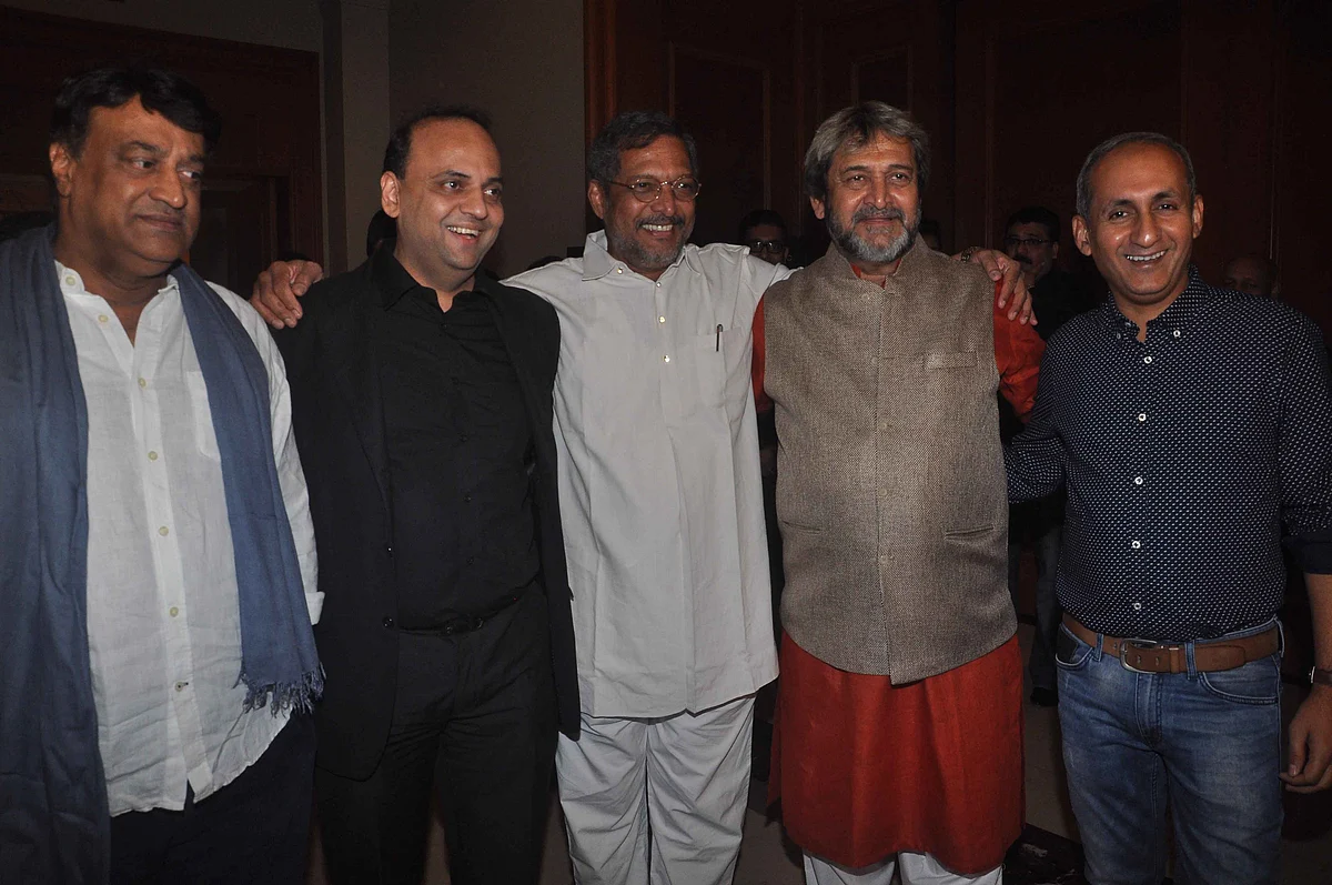 Cast and crew of Marathi fillm <i>Natsamrat</i> (Photo: Yogen Shah)