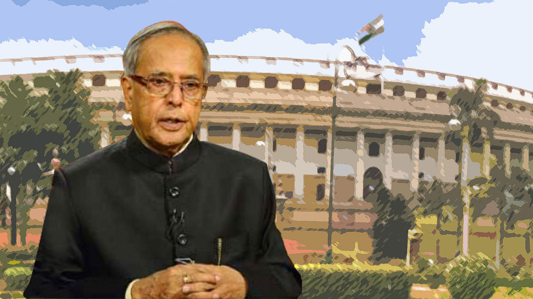 Pranab Mukherjee is yet to sign the decree that will impose President’s rule in Arunachal Pradesh. (Photo: <b>The Quint</b>)