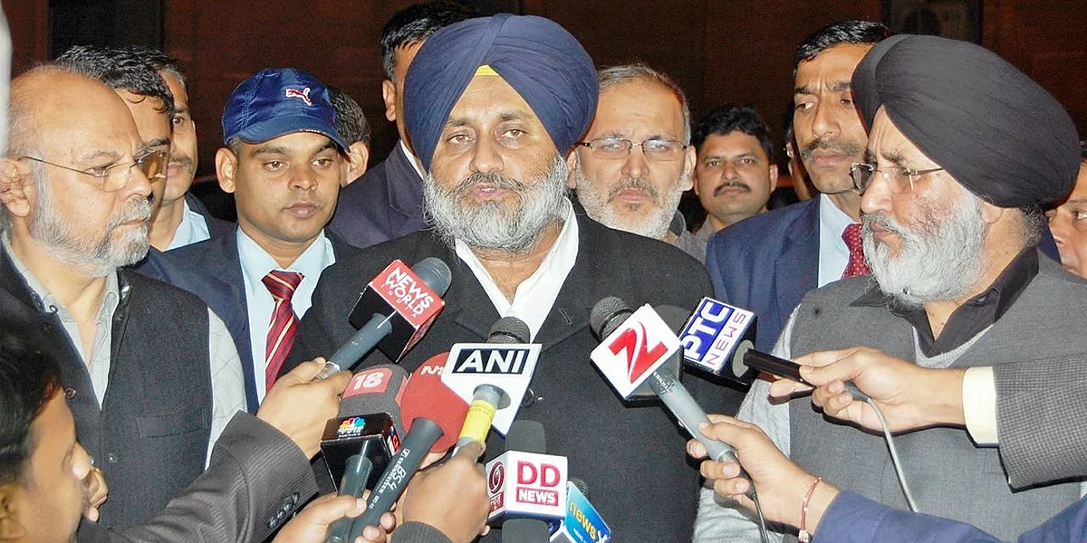Sukhbir Singh Badal was neither party president nor deputy chief minister at that time. (Photo: IANS)