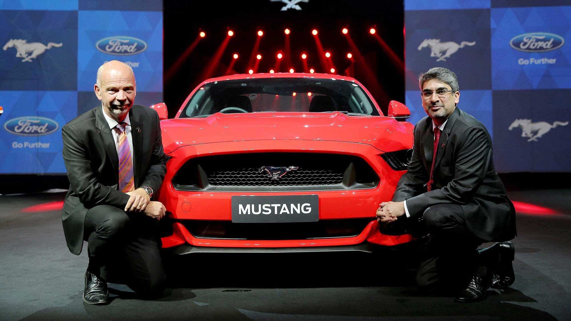 Nigel Harris, President and Managing Director, Ford India, Anurag Mehrotra, Executive Director for Marketing, Sales &amp; Service, Ford India. (Photo: Ford India) &nbsp; &nbsp;
