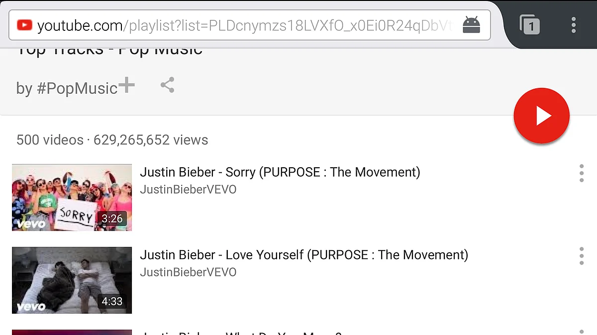 YouTube works like an app on Firefox. (Photo: screengrab) 