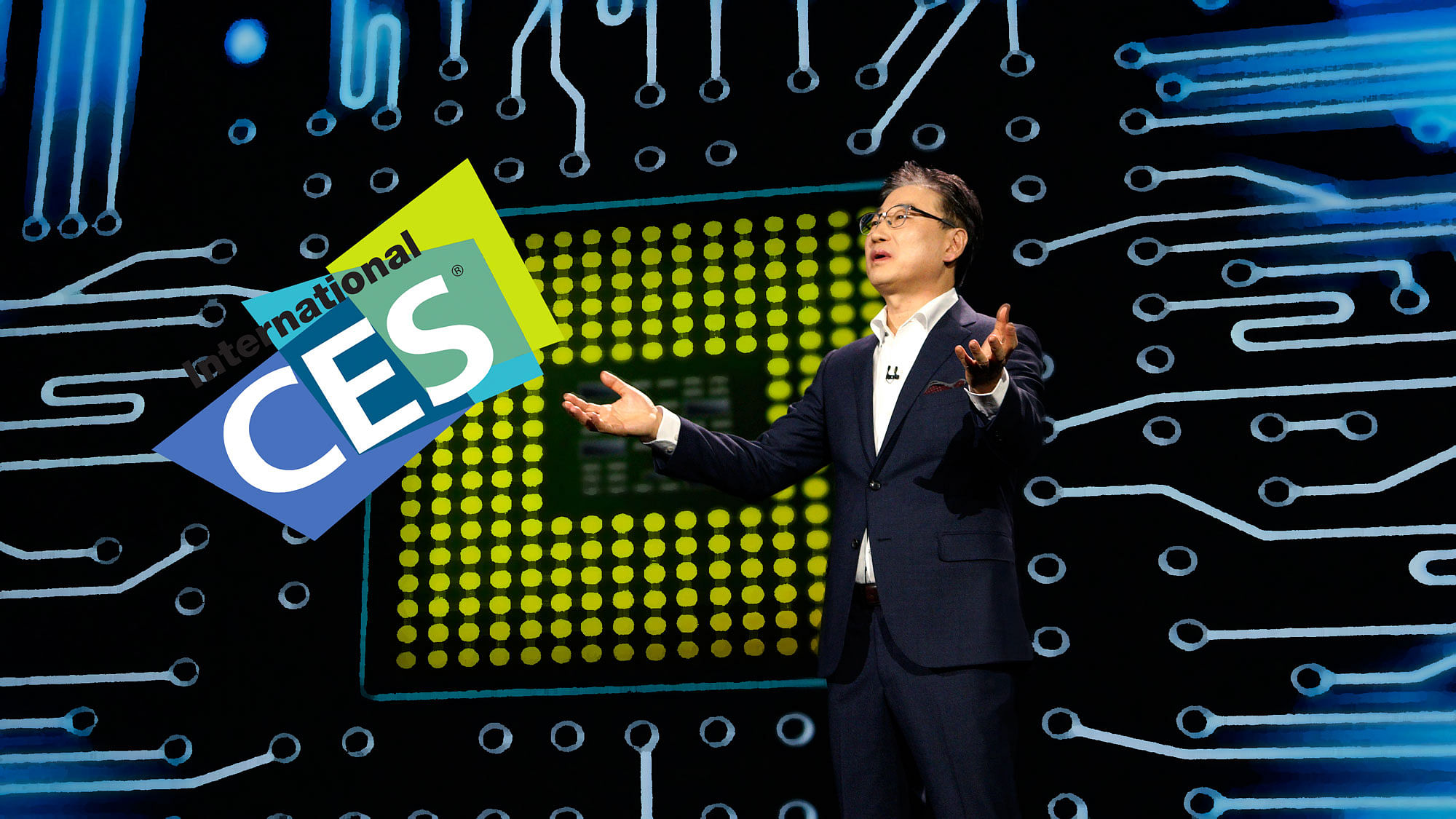 Boo-Keun Yoon, President and CEO of Samsung consumer electronics, speaks during his keynote at the International Consumer Electronics show (CES) in Las Vegas, Nevada January 5, 2015. (Photo: Reuters)