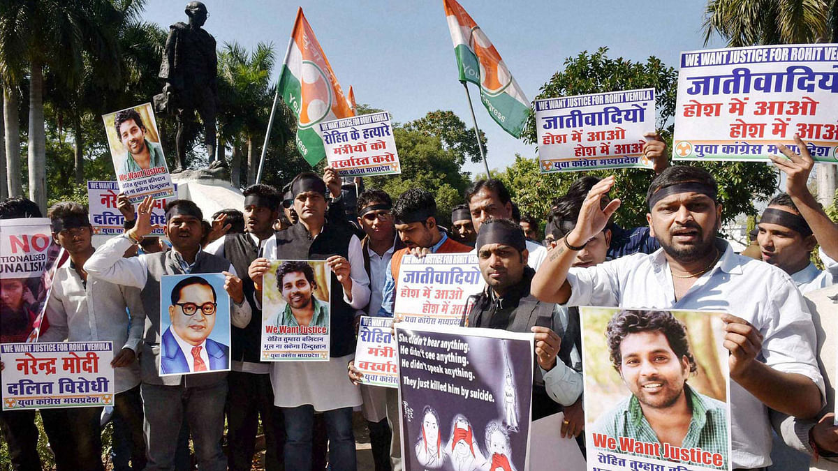 A new judicial committee set up by the HRD Ministry claims that Rohith Vemula was not a dalit. 