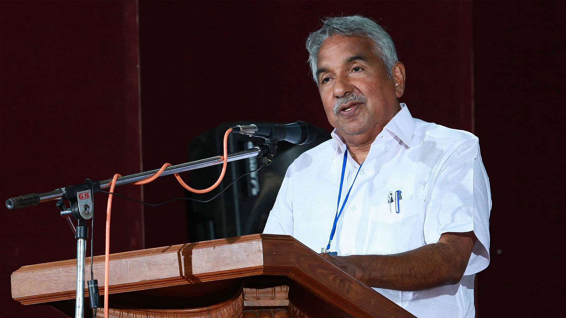 Kerala Chief Minister Oommen Chandy. (Photo courtesy: Facebook page/<a href="https://www.facebook.com/oommenchandy.official/?fref=ts">Oomen Chandy</a>)