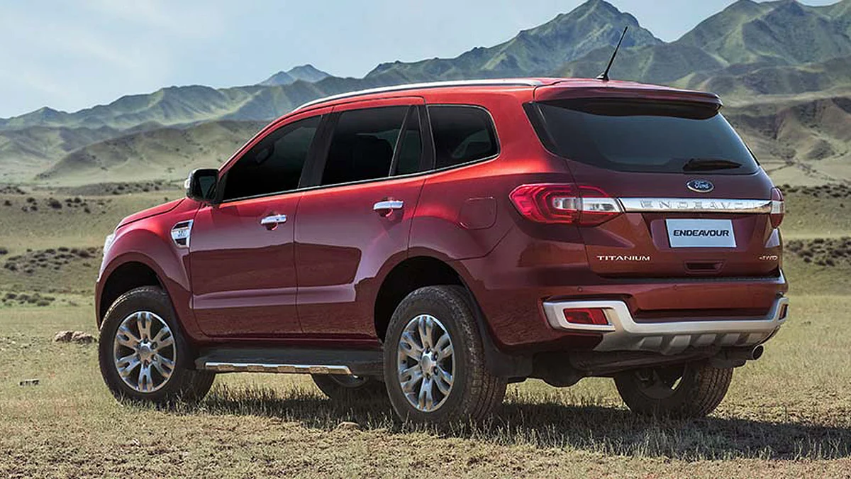 Ford Endeavour from the back. (Photo Courtesy: <a href="http://www.india.ford.com/suvs/endeavour">Ford India</a>)