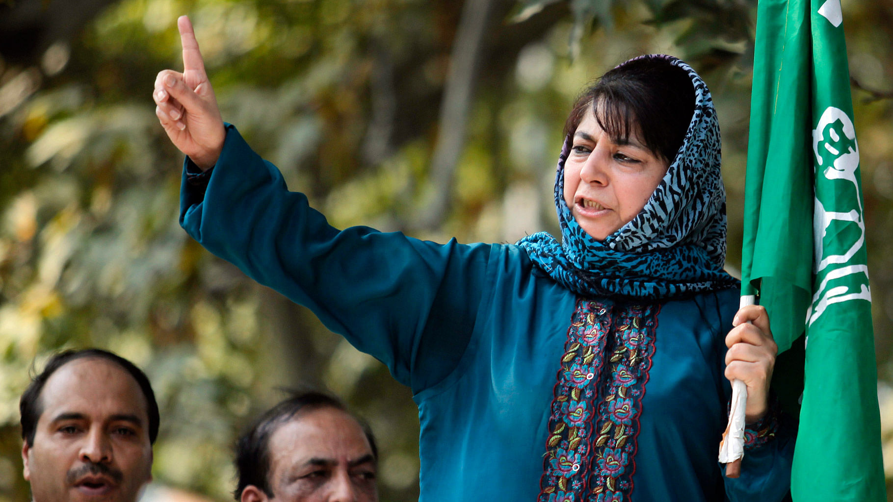 PDP President Mehbooba Mufti. (Photo: Reuters)