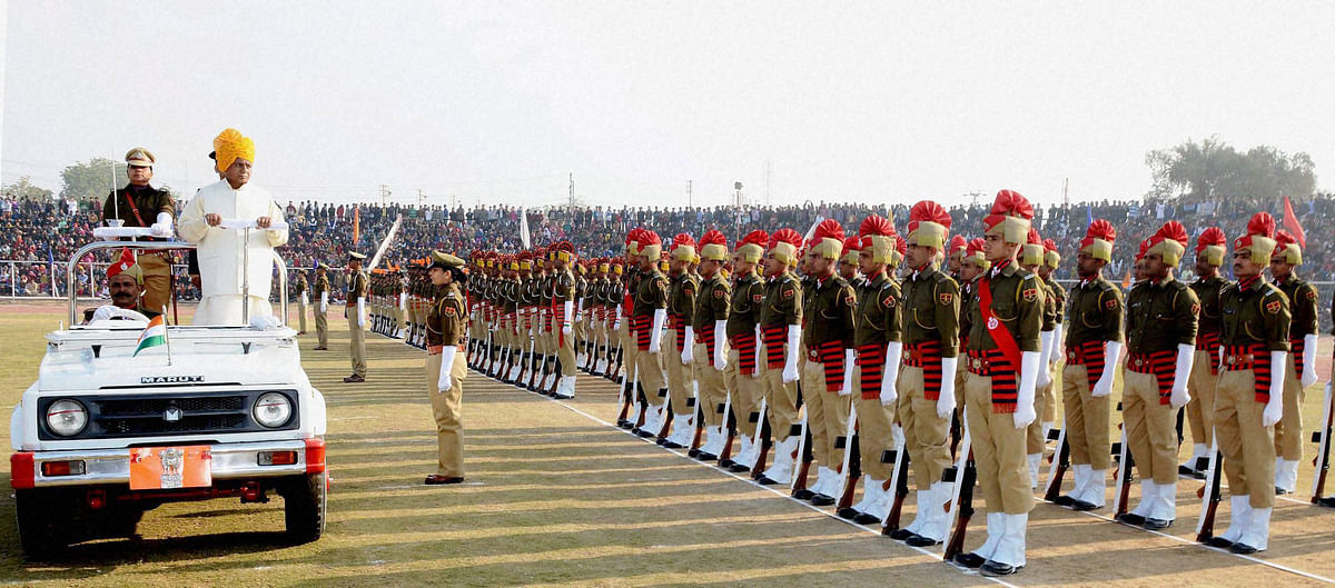 A collection of photographs from Republic Day celebrations across the country. 
