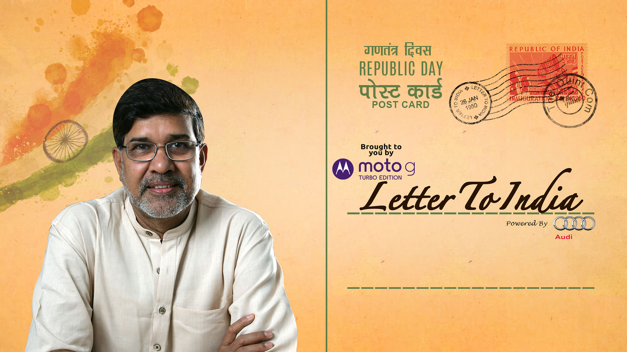 Nobel Peace Laureate Kailash Satyarthi has a message for you.