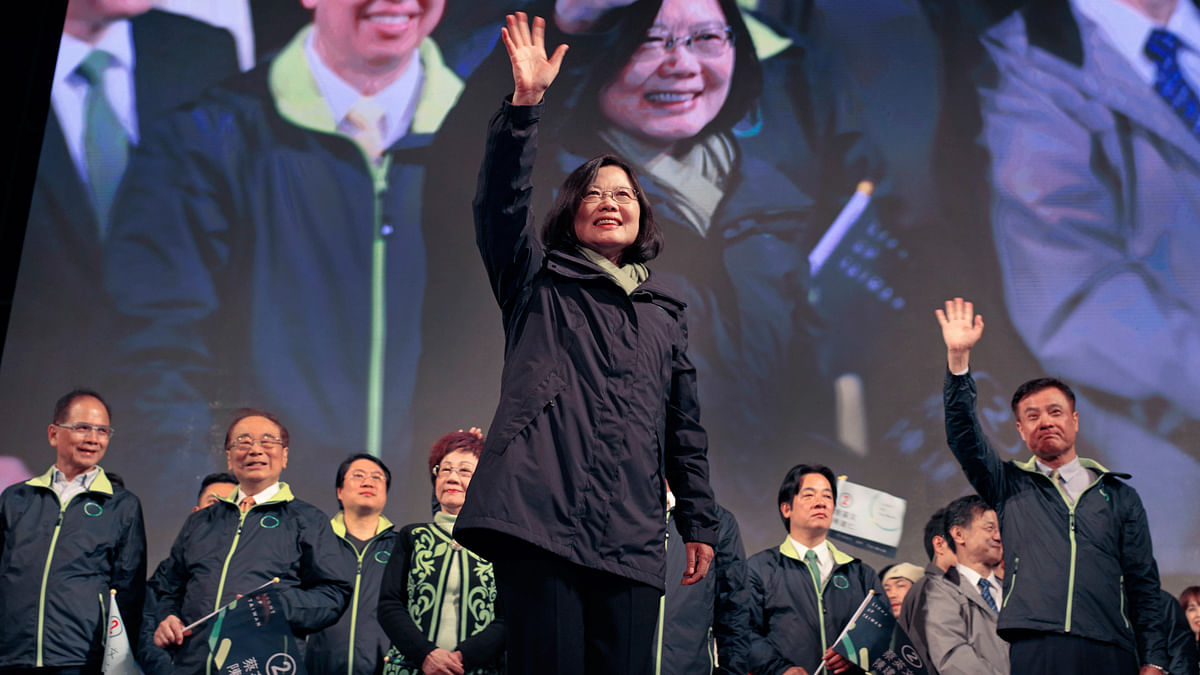 Tsai Ing-wen will take office on 20 May as the island’s first female president.