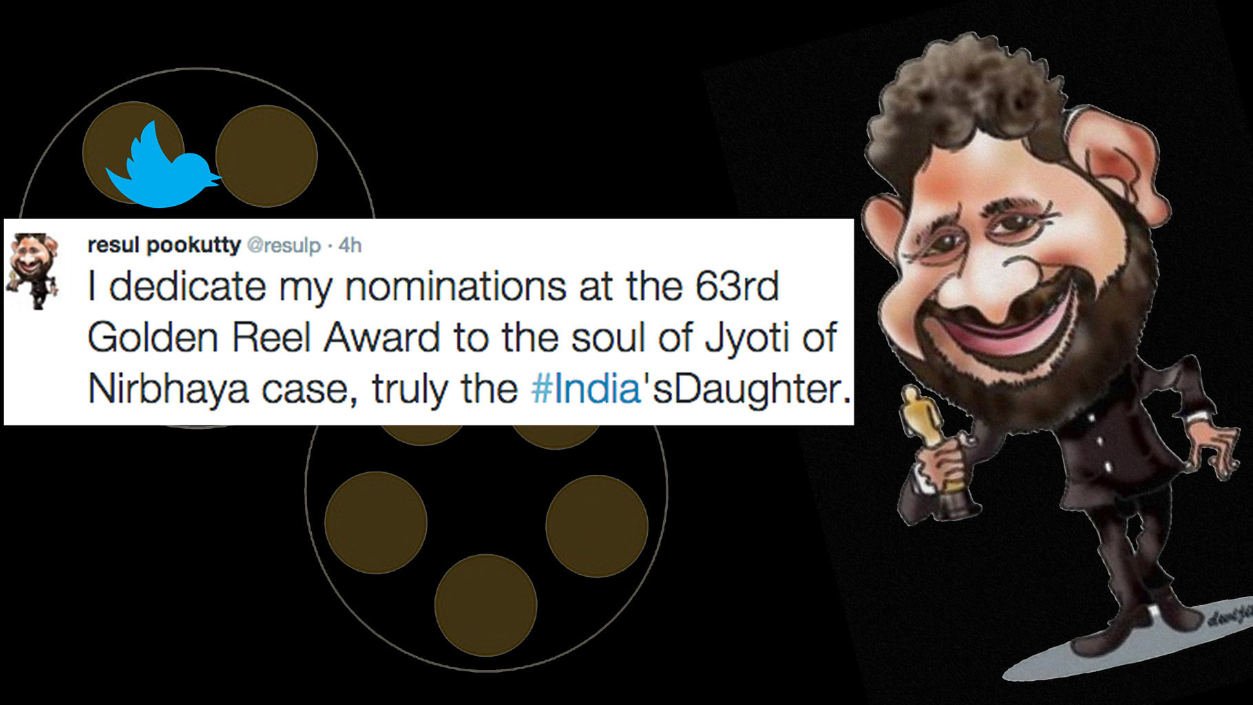 Resul Pookutty has been nominated for two Golden Reel nominations. (Photo: <b>The Quint</b>)